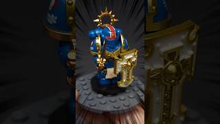 Fake Lego Ultramarine Warhammer 40k minifigure