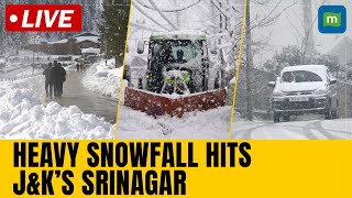 Heavy Snowfall Blankets Srinagar: Traffic Disrupted in J\u0026K