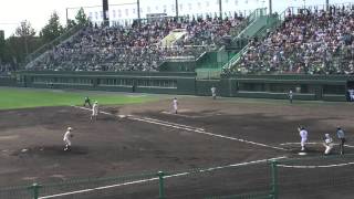 2015.9.27 鳥羽 対 早稲田実 上原大和選手(鳥羽)同点タイムリースリーベースヒット