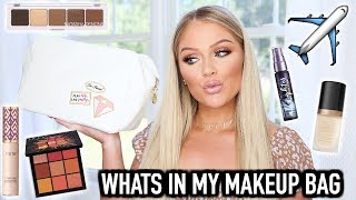 WHAT'S IN MY TRAVEL MAKEUP BAG | TRAVEL ESSENTIALS 2019