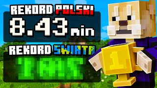 Nexe ogląda NOWY REKORD POLSKI I ŚWIATA W MINECRAFT SPEEDRUN