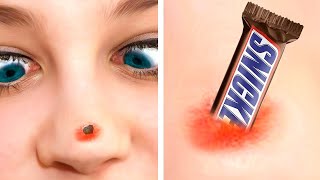 Sneak FOOD into CLASS || Ways to Sneak Candy ANYWHERE | Funny School Situations by Crafty Panda