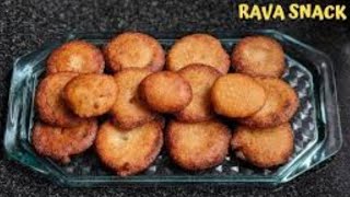 റവ കൊണ്ട് കിടു രുചിയില്‍ നാലുമണി പലഹാരം | Easy Rava Snacks | Rava Nalumani Palaharam