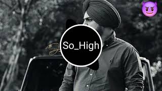 So High | bass  | Official Music Video | Sidhu Moose Wala ft. BYG BYRD | UNIQUE SCENE