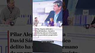 Alegría: «El único delito de David Sánchez es ser el hermano de un presidente progresista» #eldebate