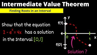 Intermediate Value Theorem - How to Find Roots in Interval [a,b] (Example)