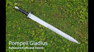 Pompeii Gladius in simple stage mounts