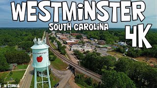 Westminster South Carolina  4K (DJI Mavic Air 2S Drone Footage) hour from Greenville SC !!