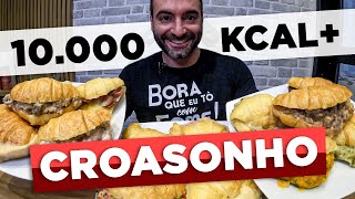 DEVORANDO O CARDÁPIO DO CROASONHO!! [10.000 KCAL !!] 🥐