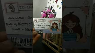 Diy fake ID card| diy | craft | aesthetic | I'd card| #music #idcard #diycards