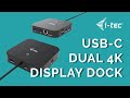 i-tec USB-C Dual 4K Display Docking Station