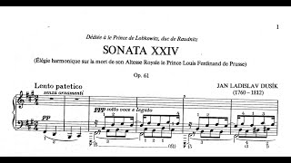 J. L. Dussek – Sonata in F-sharp Minor \