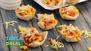 Mexican Bread Tartlets by Tarla Dalal