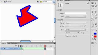 Flash CS4: Creating a Shape Tween | Knowledgecity.com