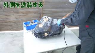 ガソリンタンクをシーラーで防錆【ビートレストア】/Anti-corrosive fuel tank【Restoring a Japanese K-Car BEAT】