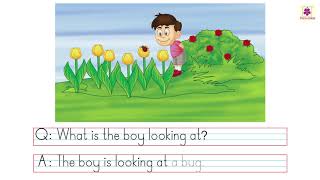 Picture Comprehension - 1 | Springboard SR KG Words & Sentences Part - 2 | Periwinkle