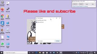 How to closed any running program background in the TASK MANAGER