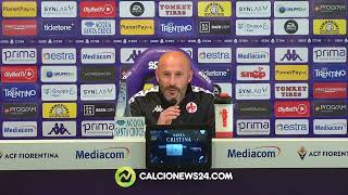 Conferenza stampa Italiano pre Fiorentina-Roma: "Contro la Roma dobbiamo ripartire”