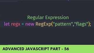 What is Regx ( Regular Expression ) in JavaScript - Advanced JavaScript Tutorial Part - 56