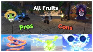 EVERY RELL SEAS FRUIT SHOWCASE Pros \u0026 Cons (Roblox)