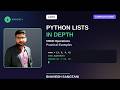 #4 Python Lists in Depth | Complete Guide with Practical Examples