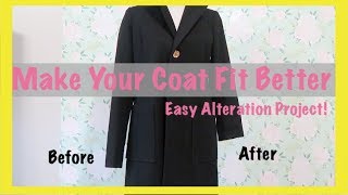 DIY How to Tailor a Coat Sleeve to Fit Better, Sewing Tutorial Sleeves