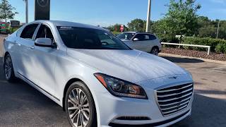 2015 Hyundai Genesis Sedan Pearl white