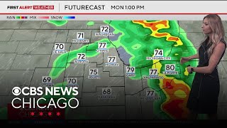 Chicago Weather Storms Pass Mostly Cloudy And Cooler