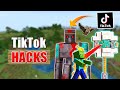 Trying Viral Minecraft Tiktok Hacks Part 2