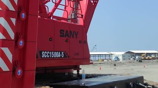 SANY SCC1500A-5 CRAWLER CRANE MONITOR REVIEW 150-TONER | SHARED BY OPERATOR RAMEL BUYTRAGO