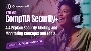 CompTIA Security+ SY0-701 Course - 4.4 Explain Security Alerting and Monitoring Concepts and Tools.