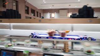 Sushi Train \u0026 Food Delivery System (Straight Line Type) - Sushi Machine. Sushi Conveyor -Hong Chiang