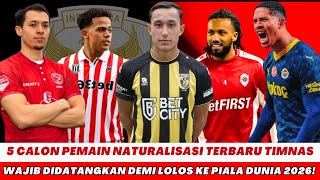 5 Calon Pemain Naturalisasi Terbaru Timnas Indonesia, Bisa Muluskan Langkah Timnas Lolos Piala Dunia