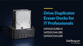 Duplicator and Eraser Docks | StarTech.com