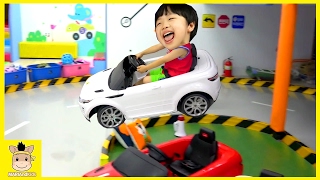 Indoor Playground Fun for Kids and Family Play Rainbow Colors Car | MariAndKids Toys
