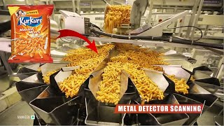 সবার প্রিয় KUR-KURE  ফ্যাক্টরিতে যেভাবে  তৈরি হয় ▶ Amazing food factory machine || You must see