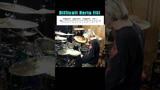 Difficult Herta Drum Fill 難しいヘルタドラムフィルイン 叩いてみた  Drum Fill-in #drums #sakaedrums  #rudiments