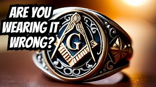 This will CHANGE the way you wear your Masonic Ring FOREVER