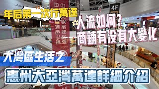 惠州大亞灣新年之後人流多唔多？有乜商舖值得去？多唔多新野？食飯抵唔抵？住泰豐牧馬湖過去有幾方便？一條片帶大家逛大亞灣最好的商場萬達廣場