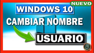 🥇 Cómo CAMBIAR NOMBRE DE USUARIO DE Windows 10 PRO ✅ SIN cuenta Microsoft de mi PC