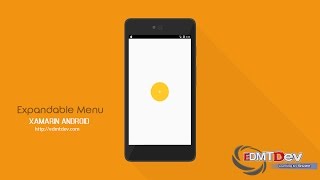 Xamarin Android Tutorial - Expandable Menu