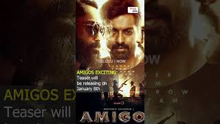 Nandamuri Kalyan Ram Upcoming Thriller Amigos Teaser Will Be Releasing On January 8th | Telugu now