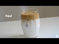 easy dalgona ice coffee recipe viral tiktok coffee