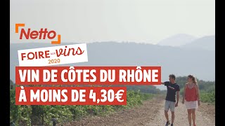 Foire aux vins 2020 : Découvrez les bonnes affaires Netto en AOP Côtes du Rhône Village Plan de Dieu