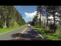 beautiful drive to top of mount mitchell from blue ridge parkway