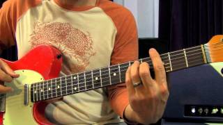 How to Solo on Guitar - Soloing with Chords, soloing with chord shapes, rock blues guitar