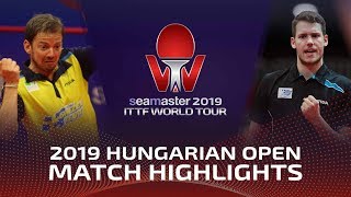 Par Gerell vs Konstantinos Angelakis | 2019 ITTF World Tour Hungarian Open Highlights (Pre)