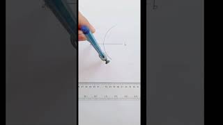 How to bisect a line using a compass