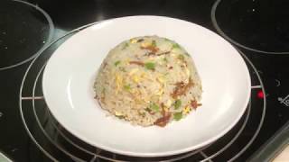 Fried rice with anchovies Nasi Goreng Kampung (non spicy version)  江鱼仔炒饭