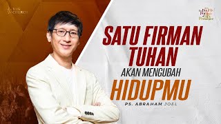 SATU FIRMAN TUHAN AKAN MENGUBAH HIDUPMU | IBADAH ONLINE GEREJA YHS | ABRAHAM JOEL - 17 NOVEMBER 2024